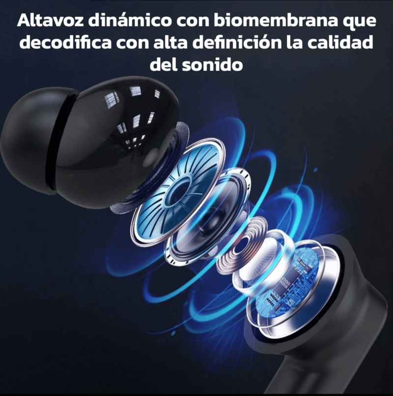 Auriculares Híbridos Touchscreen BY16