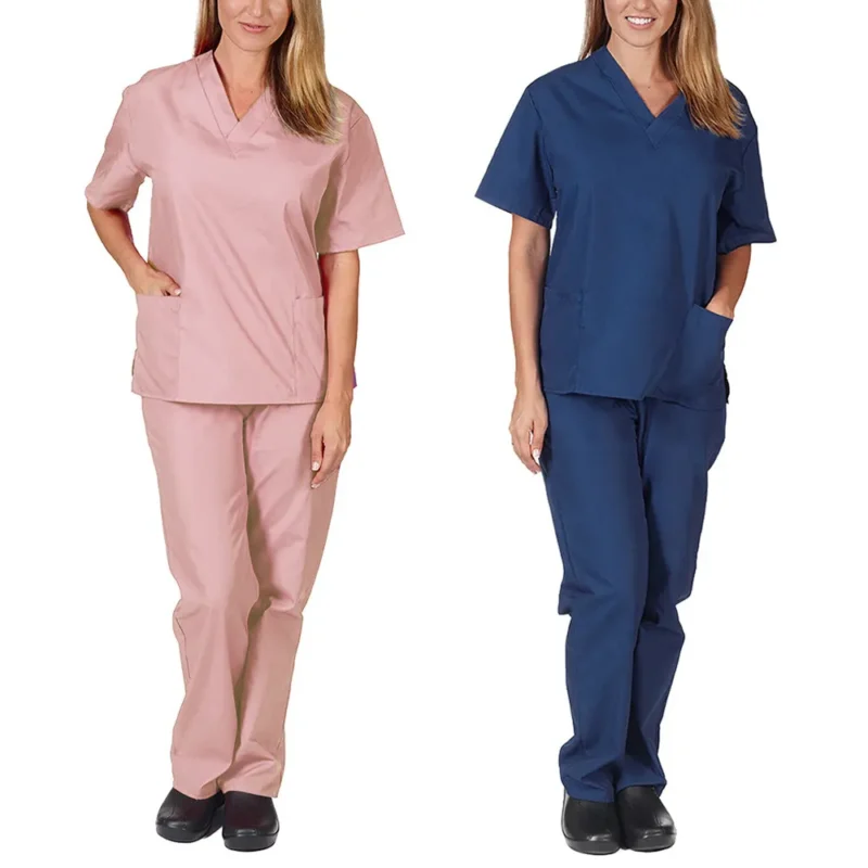Equipo Médico Clásico. Casaca + Pantalón liso 2 bolsillos - Imagen 11
