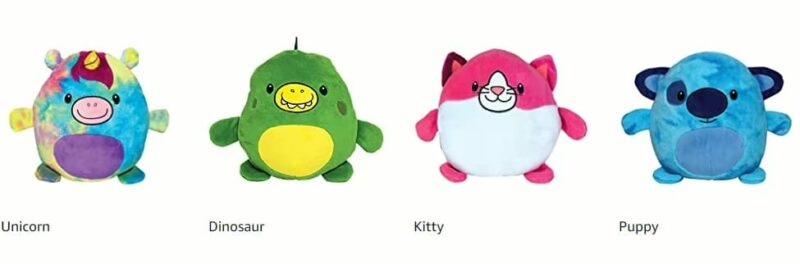 Hoodie y Peluche 2 en 1 para Niños - 6 Diseños Suaves y Adorables (Panda, Gatito, Perrito, Unicornio, Mariquita, Dinosaurio)