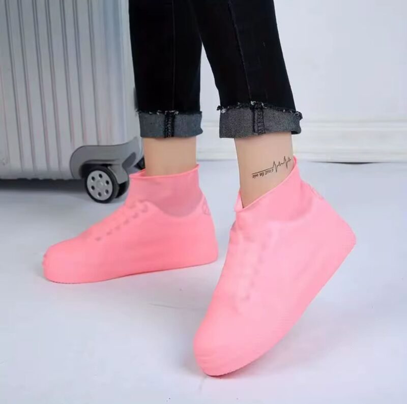Fundas cubre zapato Antideslizantes de goma impermeables para Lluvia