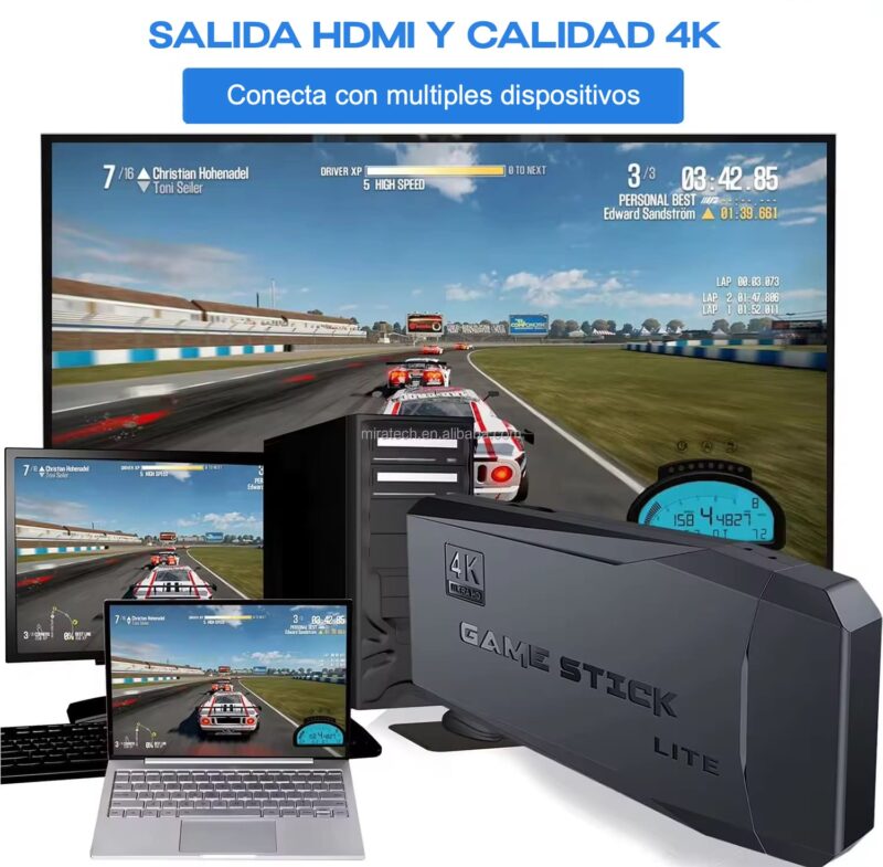 Consola Retro de Videojuegos. 15.000 Juegos. Conexión Inalámbrica 2.4 GHz. Soporte para 2 jugadores. - Imagen 3