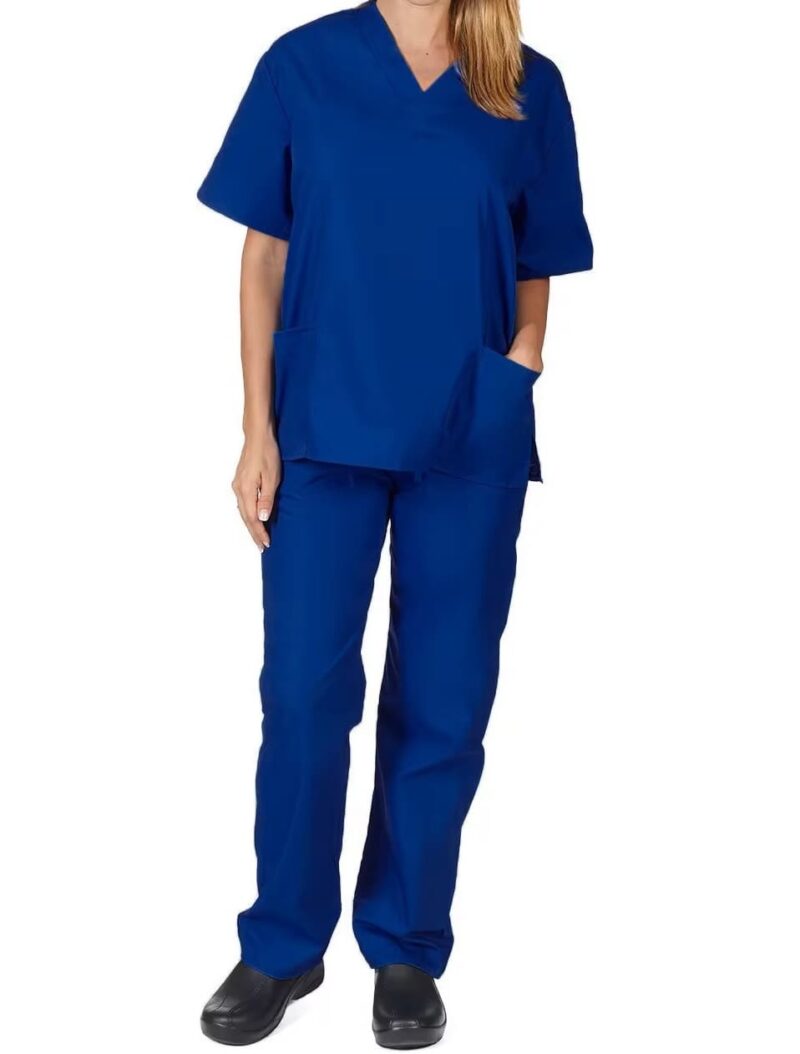 Equipo Médico Clásico. Casaca + Pantalón liso 2 bolsillos - Imagen 6