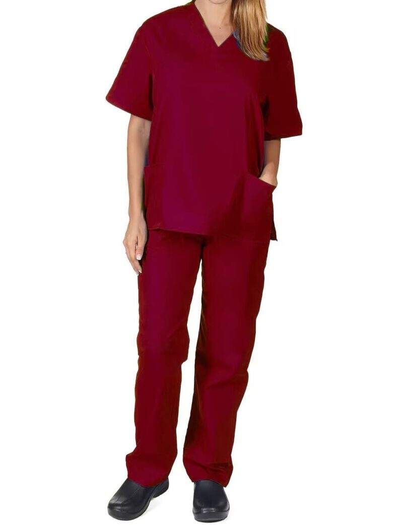 Equipo Médico Clásico. Casaca + Pantalón liso 2 bolsillos - Imagen 5