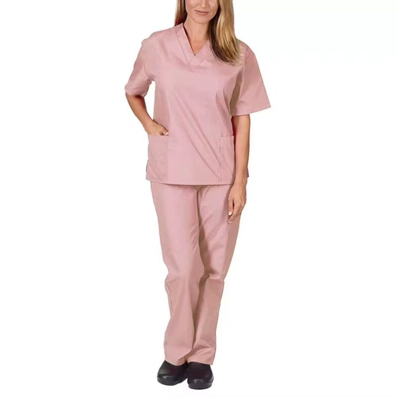 Equipo Médico Clásico. Casaca + Pantalón liso 2 bolsillos - Imagen 4