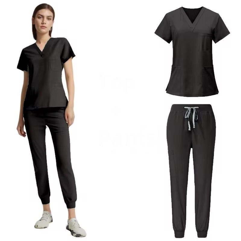 Equipo Médico. Uniforme Jogger. Casaca con 3 bolsillos + Pantalon con 5 bolsillos